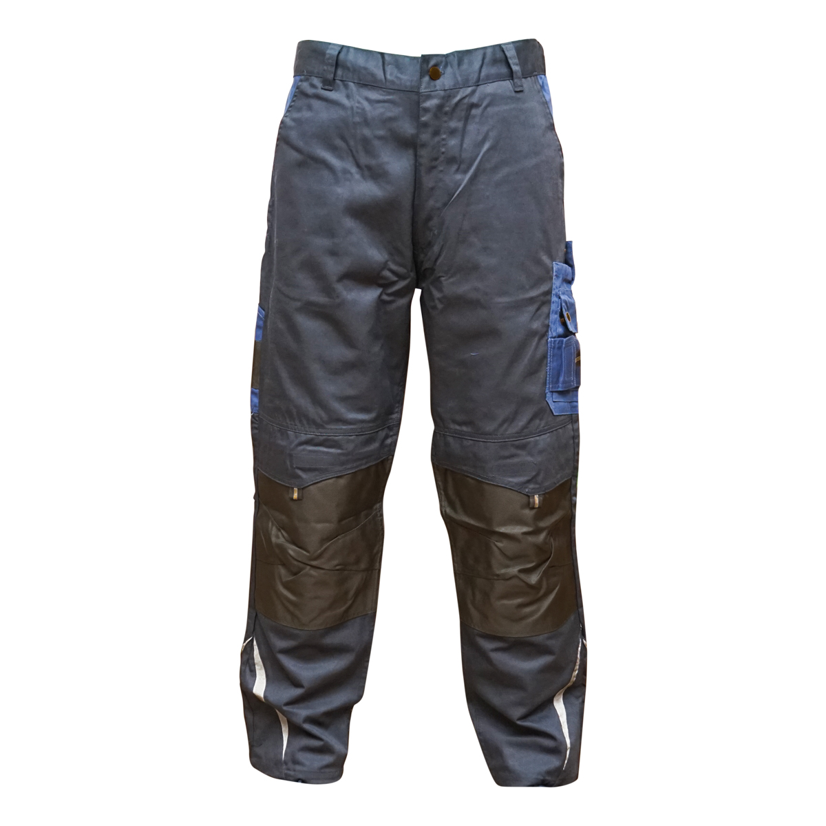 Pantaloni de lucru, poliester cu bumbac, albastru navy, L Breckner Germany