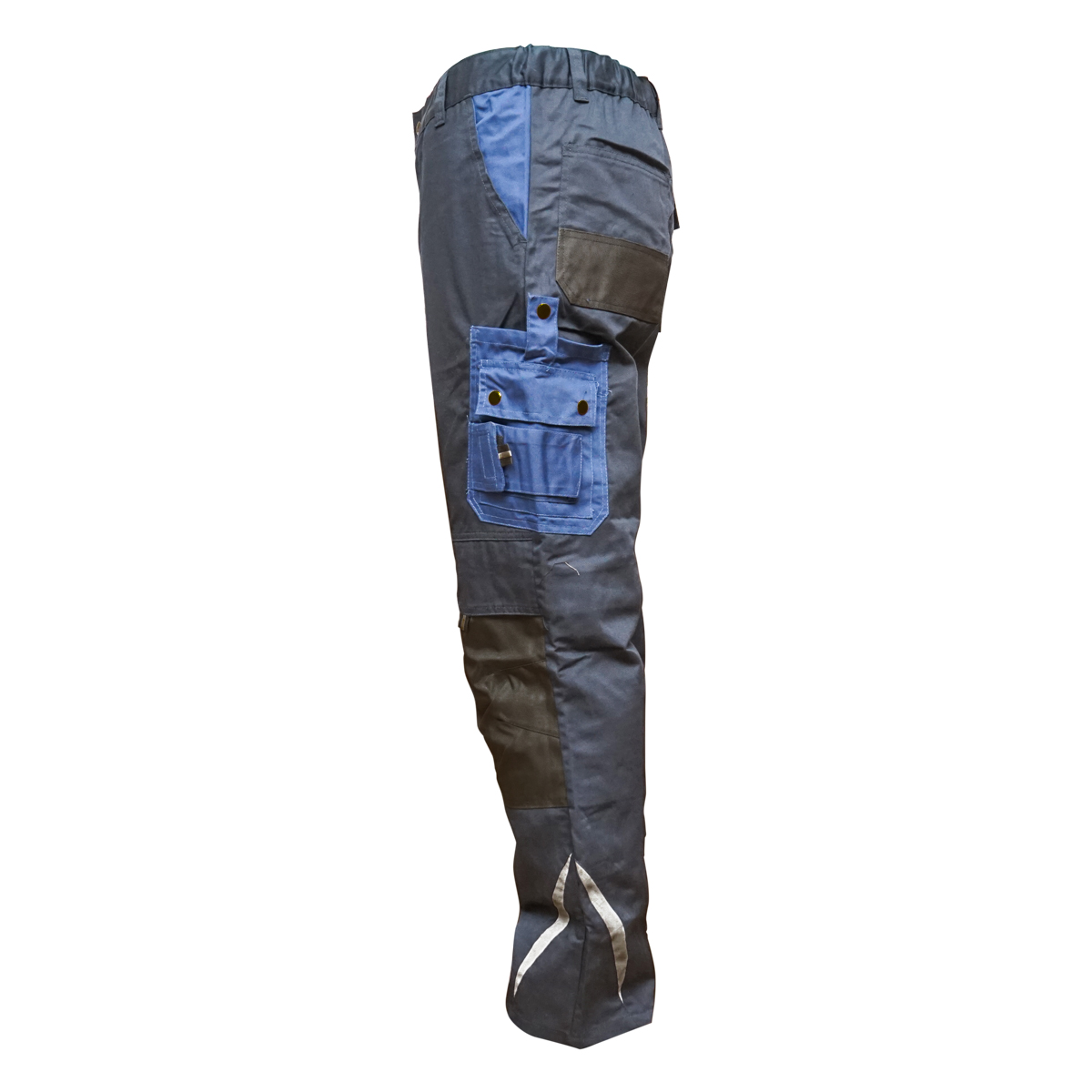 Pantaloni de lucru, poliester cu bumbac, albastru navy, L Breckner Germany