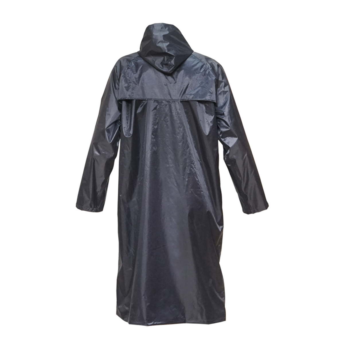 Pelerina cu gluga impermeabila din poliester cu membrana PVC fante de aerisire, 2 buzunare si fermoar navy blue XL Breckner Germany