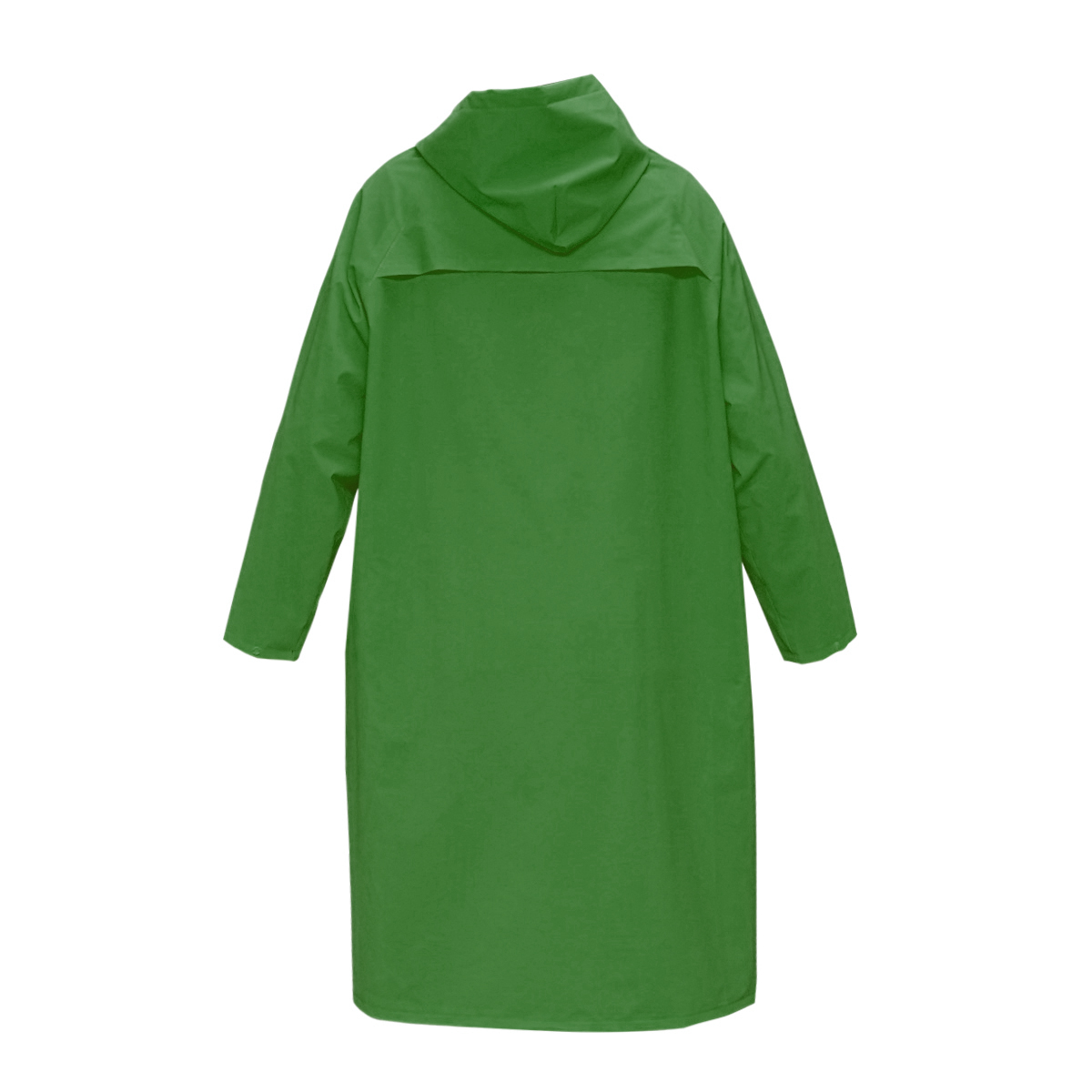 Pelerina cu gluga impermeabila poliester si PVC cu fante de aerisire, 2 buzunare si fermoar verde L Breckner Germany
