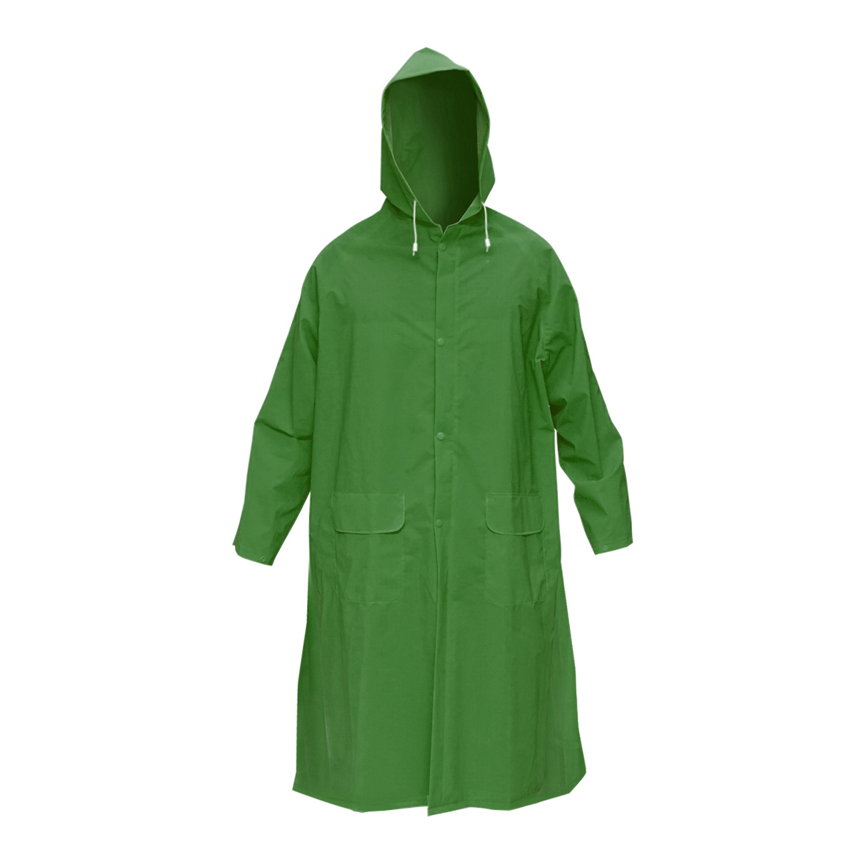 Pelerina cu gluga impermeabila poliester si PVC cu fante de aerisire, 2 buzunare si fermoar verde XXXL Breckner Germany