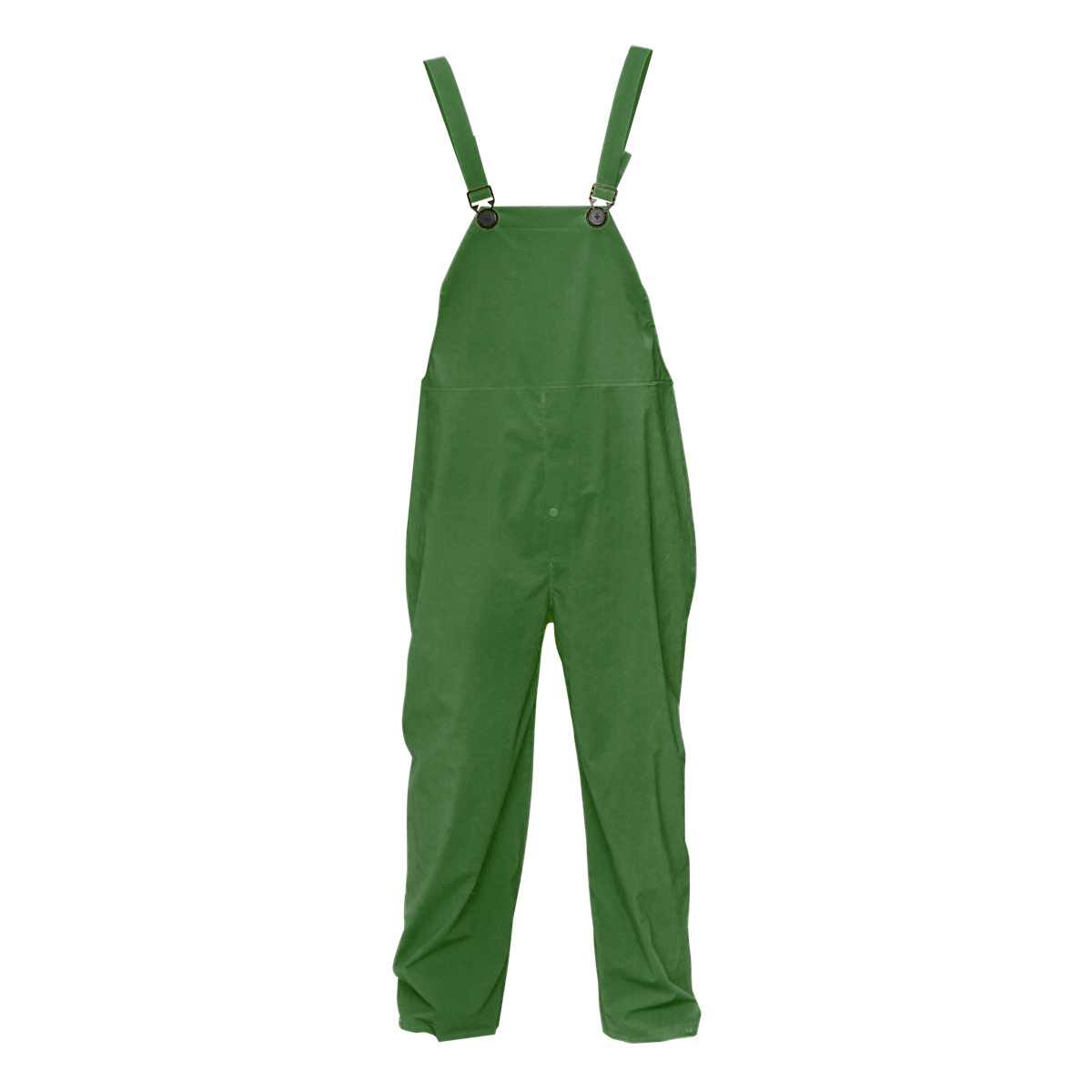 Costum impermeabil cu gluga si salopeta din poliester si PVC, verde, L Breckner Germany