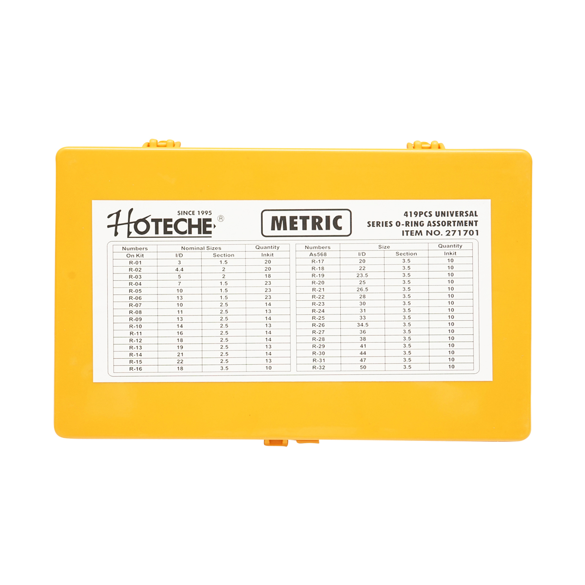 Trusa O-ring 366 piese Hoteche