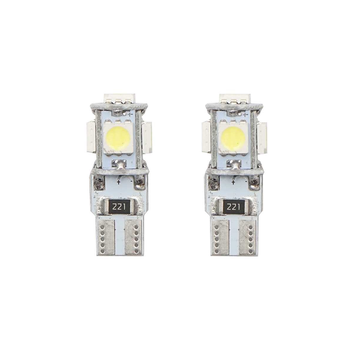 Set 2 becuri LED SMD 12V T10 0,16A lumina rece Breckner Germany