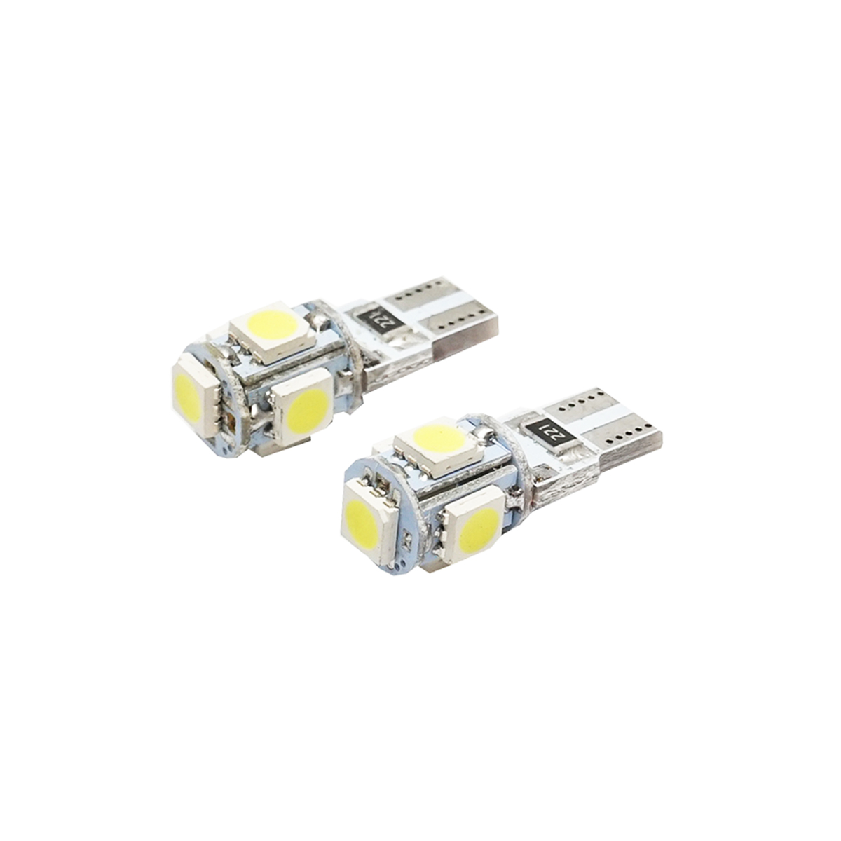 Set 2 becuri LED SMD 12V T10 0,16A lumina rece Breckner Germany