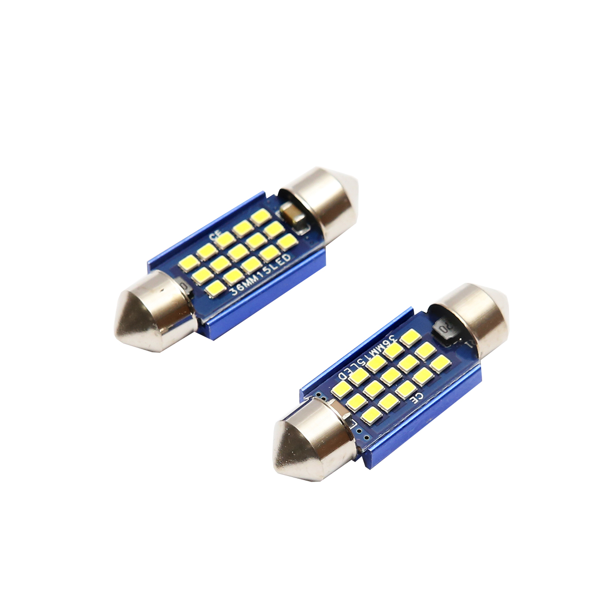 Set 2 becuri LED SMD SOFIT 36mm 12V 0,2A lumina rece Breckner Germany