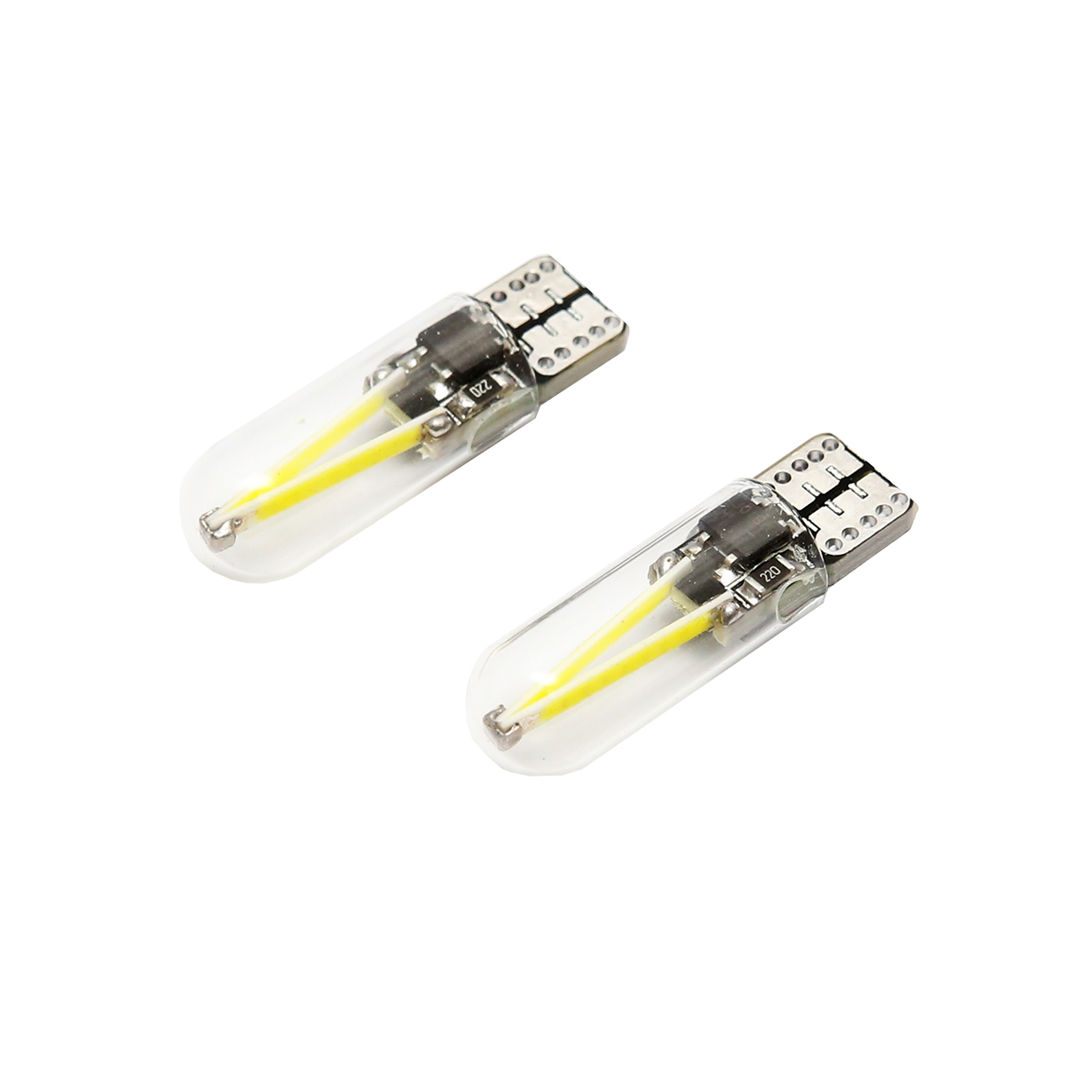 Set 2 becuri LED SMD 12V T10 0,04A lumina rece Breckner Germany