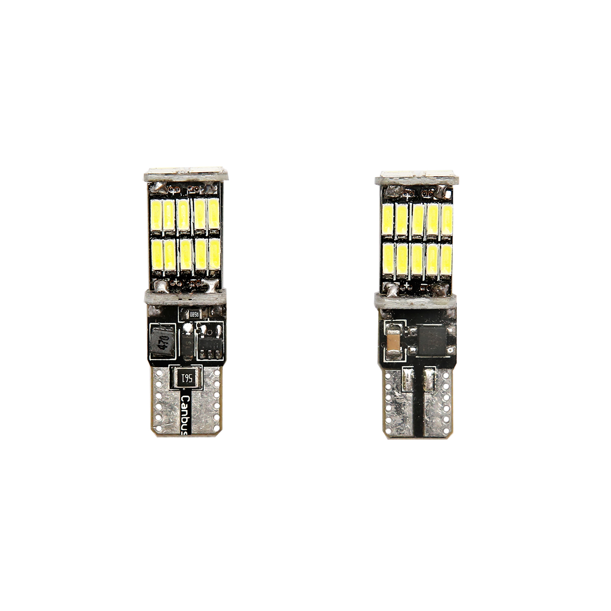 Set 2 becuri LED SMD 12V T10 0,2A lumina rece Breckner Germany