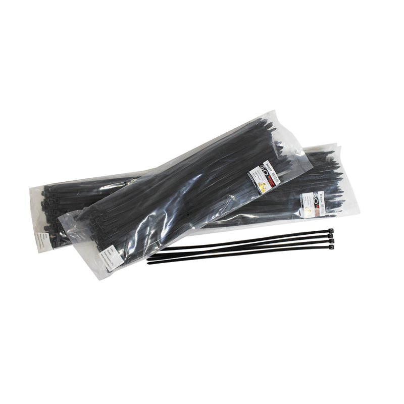 Colier plastic negru 290x4,8 set 100 buc