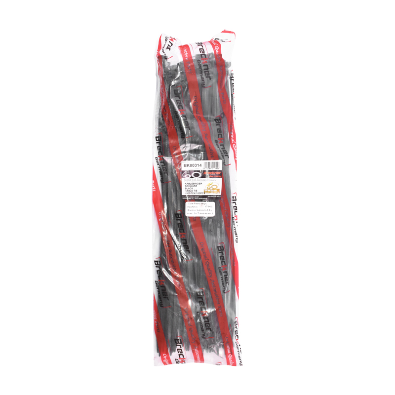 Colier plastic negru 290x3.6 100 buc/set