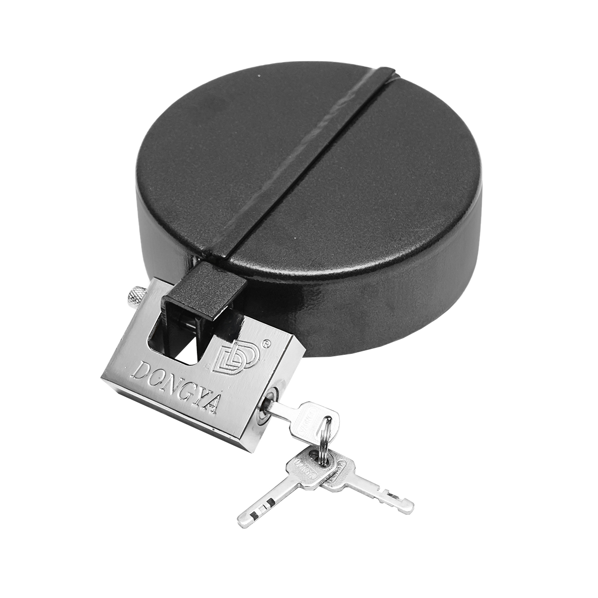 Antifurt motorina fi 110mm cu lacat deschidere de la mijloc