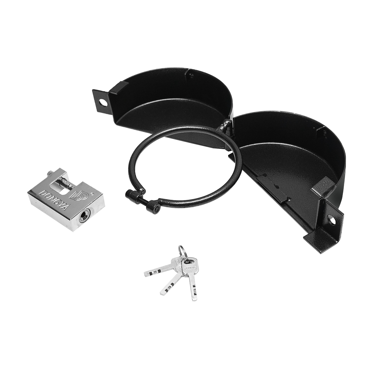 Antifurt motorina fi 110mm cu lacat deschidere de la mijloc
