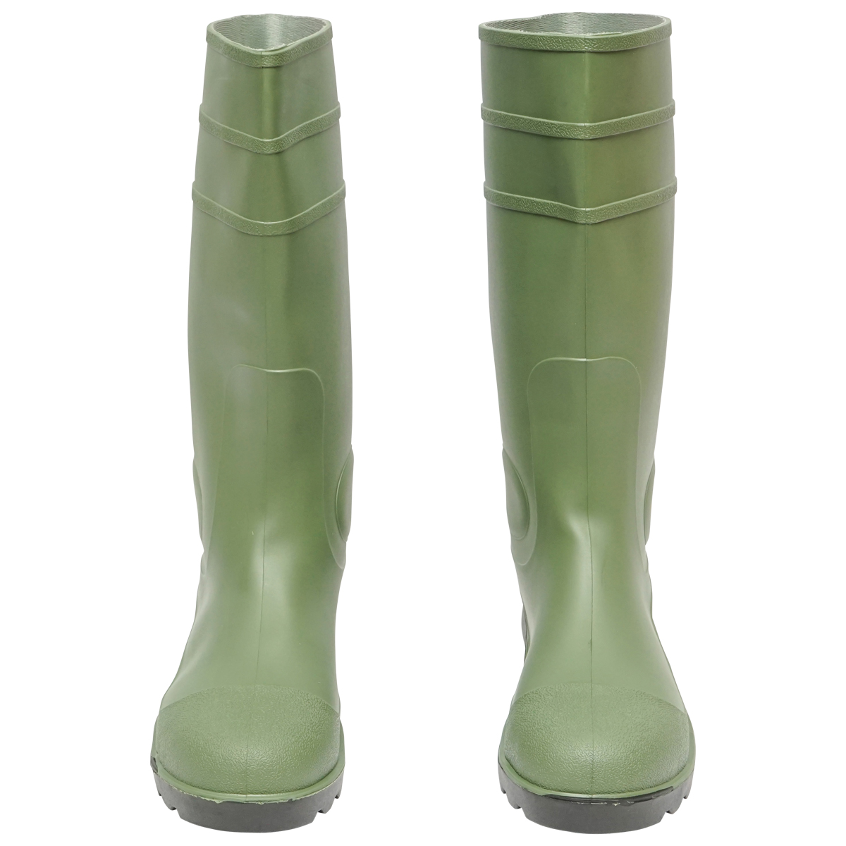 Cizme de protectie din PVC verde cu bombeu otel marimea 46 005GB