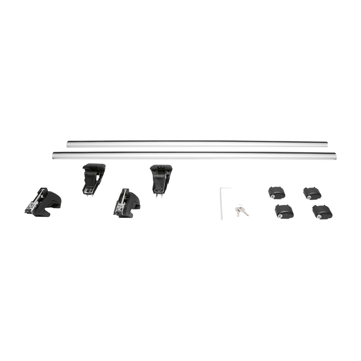 Set 2 bare transversale pentru portbagaj din aluminiu cu antifurt 1370mm Breckner Germany