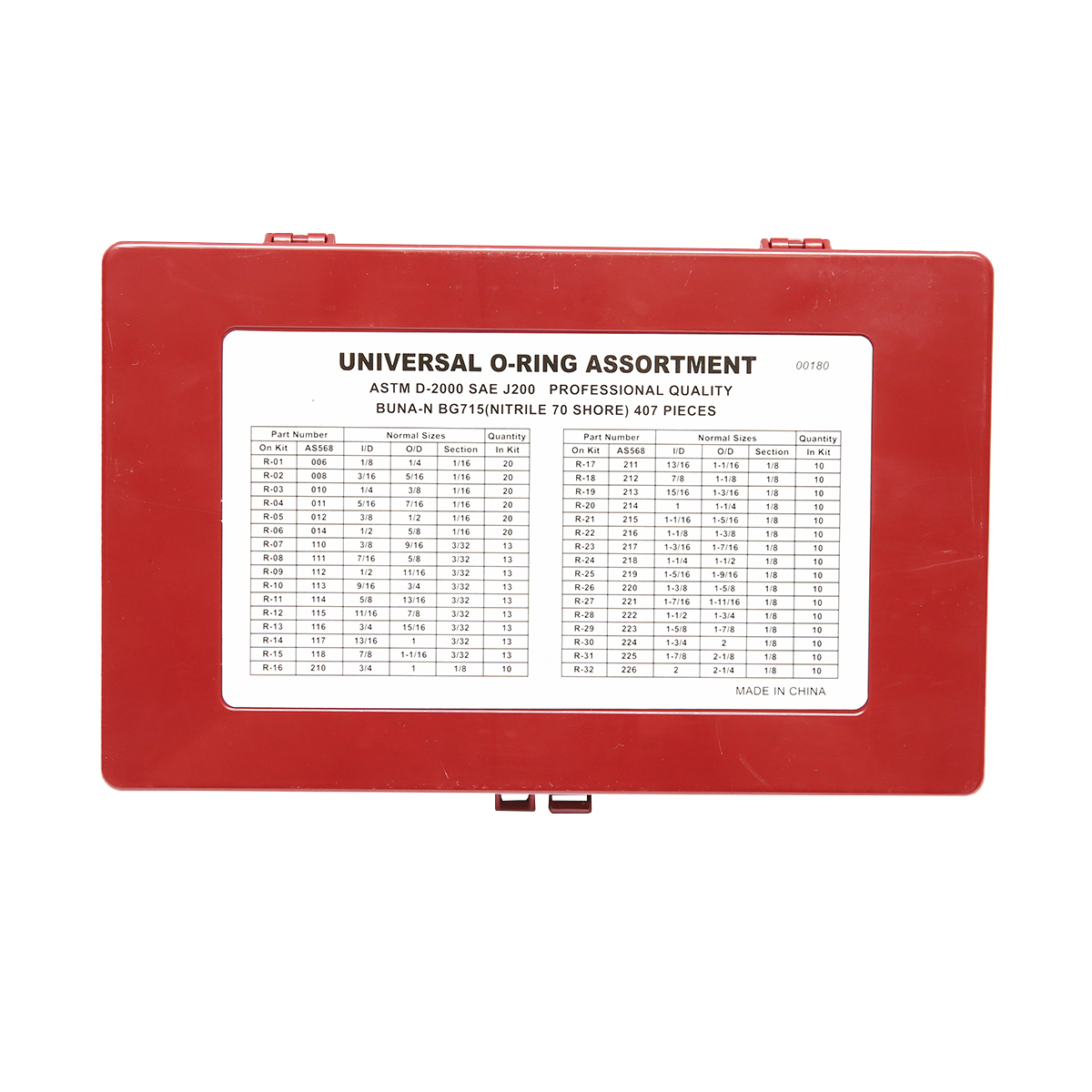 Trusa O-ring inch 407 piese