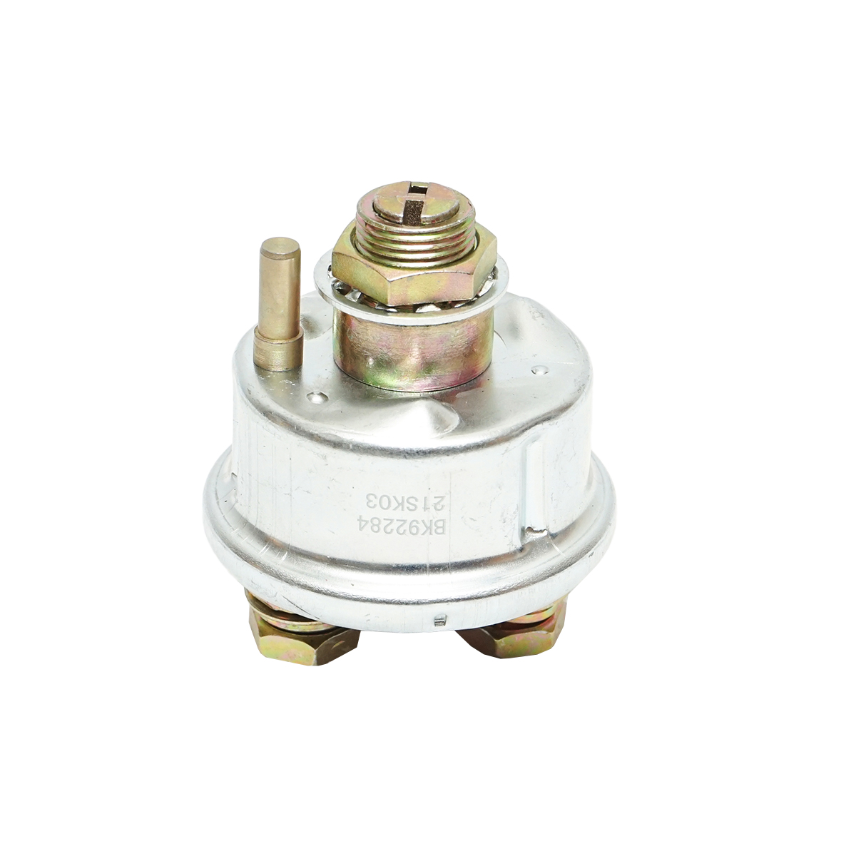 Contact pornire cu cheie 24V, fi 67mm, conector din cupru M10, filet prindere fi 18mm pentru Caterpillar OEM 7N0718