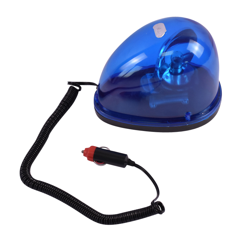 Girofar 24V albastru cu prindere pe magnet - tip lacrima