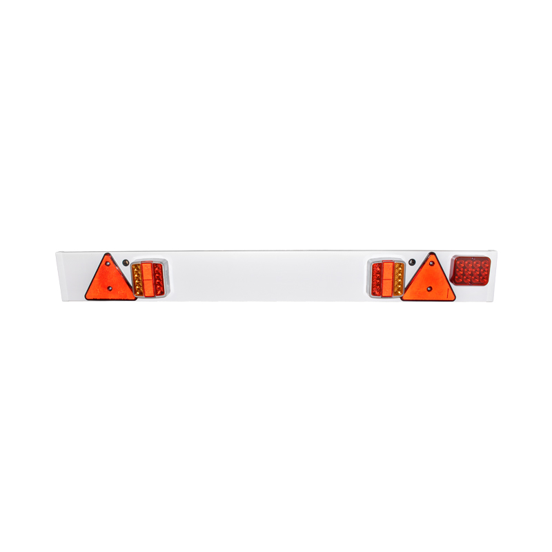 Bara remorca 1220mm, 2x lampa LED, 1x lampa ceata LED, 2x triunghi reflectorizant, cablu 6m si priza 7 pini 12/24V