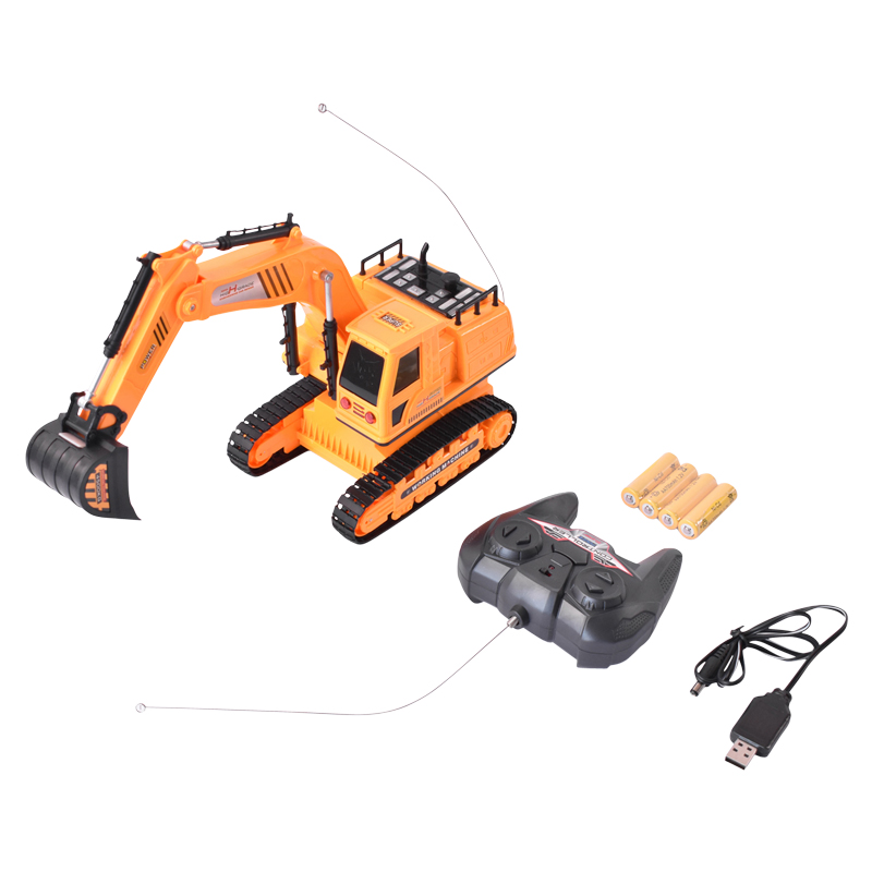 Excavator cu telecomanda jucarie