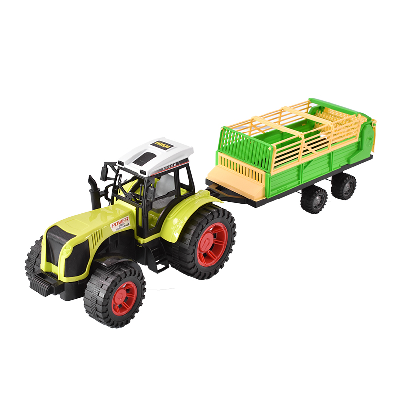 Jucarie Tractor cu remorca POWER Speed Horsepower verde