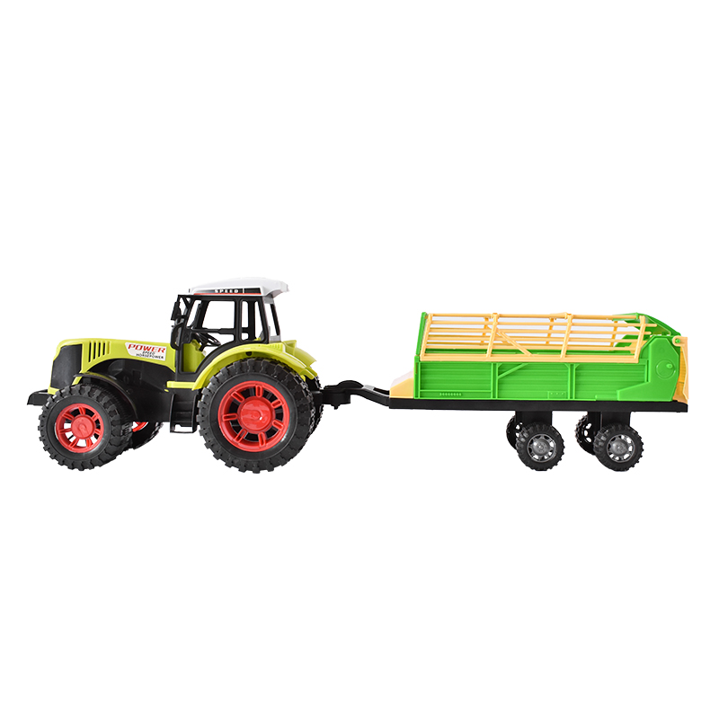 Jucarie Tractor cu remorca POWER Speed Horsepower verde