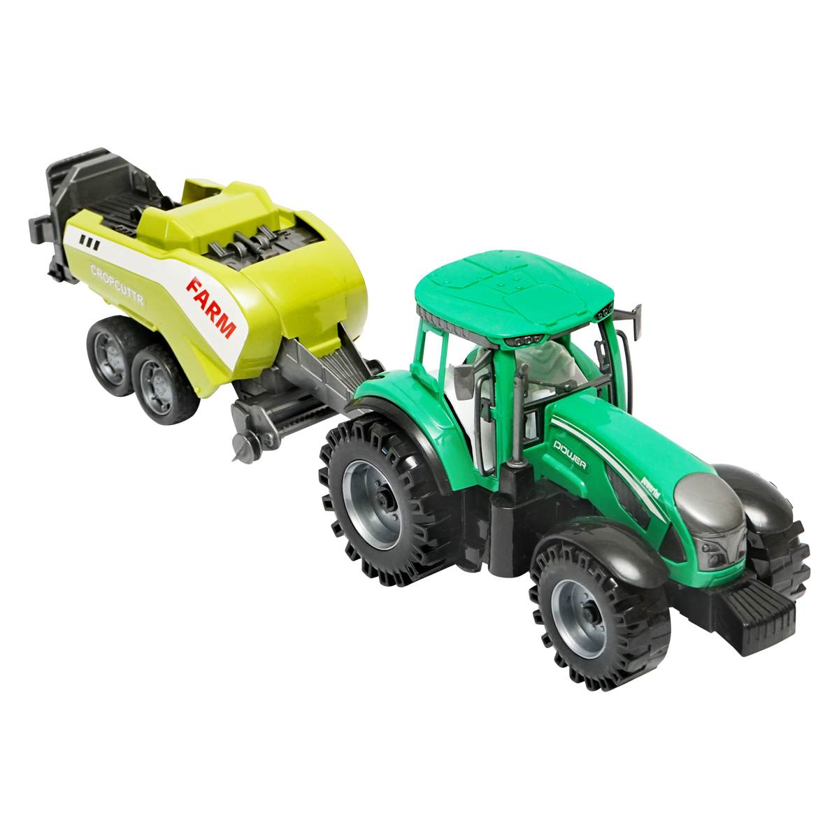 Tractor verde jucarie cu balotiera Farm Tractor