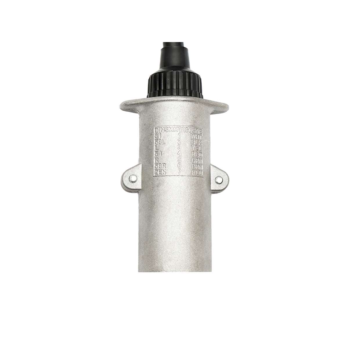 Cablu transfer curent 1x0,75mm+6*0,5mm / 7,5m alb 6+1 pini