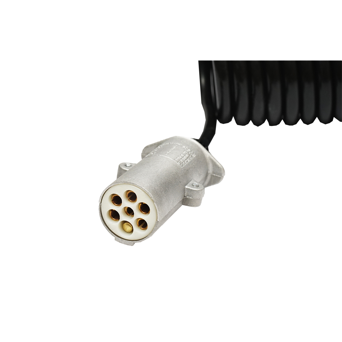 Cablu transfer curent 1x0,75mm+6*0,5mm / 7,5m alb 6+1 pini