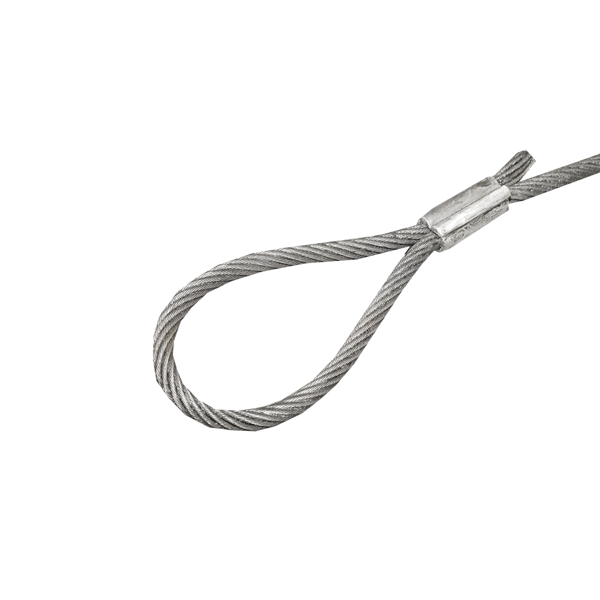Cablu/sufa troliu din otel cu grosime de 16mm si lungime 4m cu inele pentru tractat sau ridicat