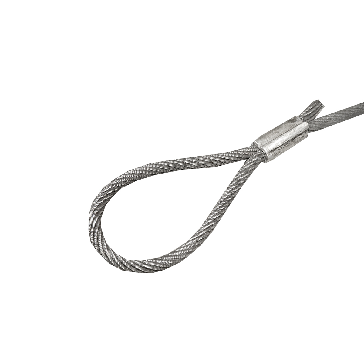 Cablu/sufa troliu din otel cu grosime de 16mm si lungime de 6m cu inele pentru tractat sau ridicat