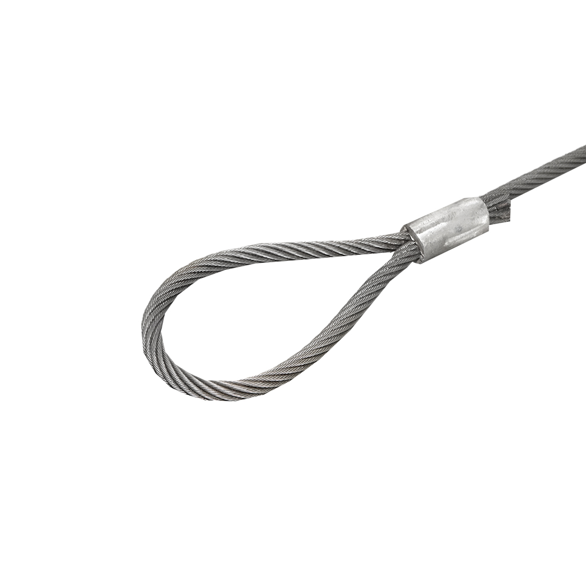 Cablu/sufa troliu din otel cu grosime de 18mm si lungime de 4m cu inele pentru tractat sau ridicat