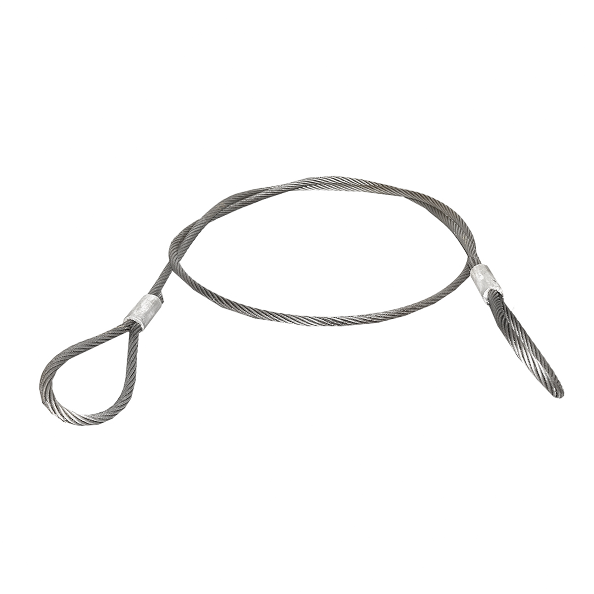 Cablu/sufa troliu din otel cu grosime de 20mm si lungime de 4m cu inele pentru tractat sau ridicat
