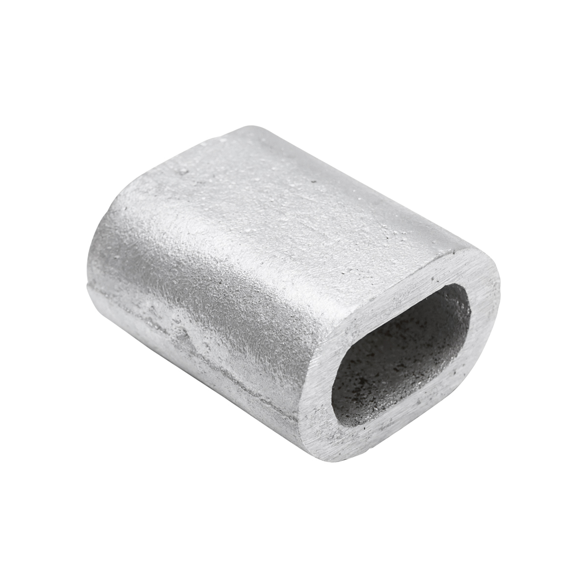 Clema / bucsa de presare din aluminiu pentru cablu troliu 13 mm