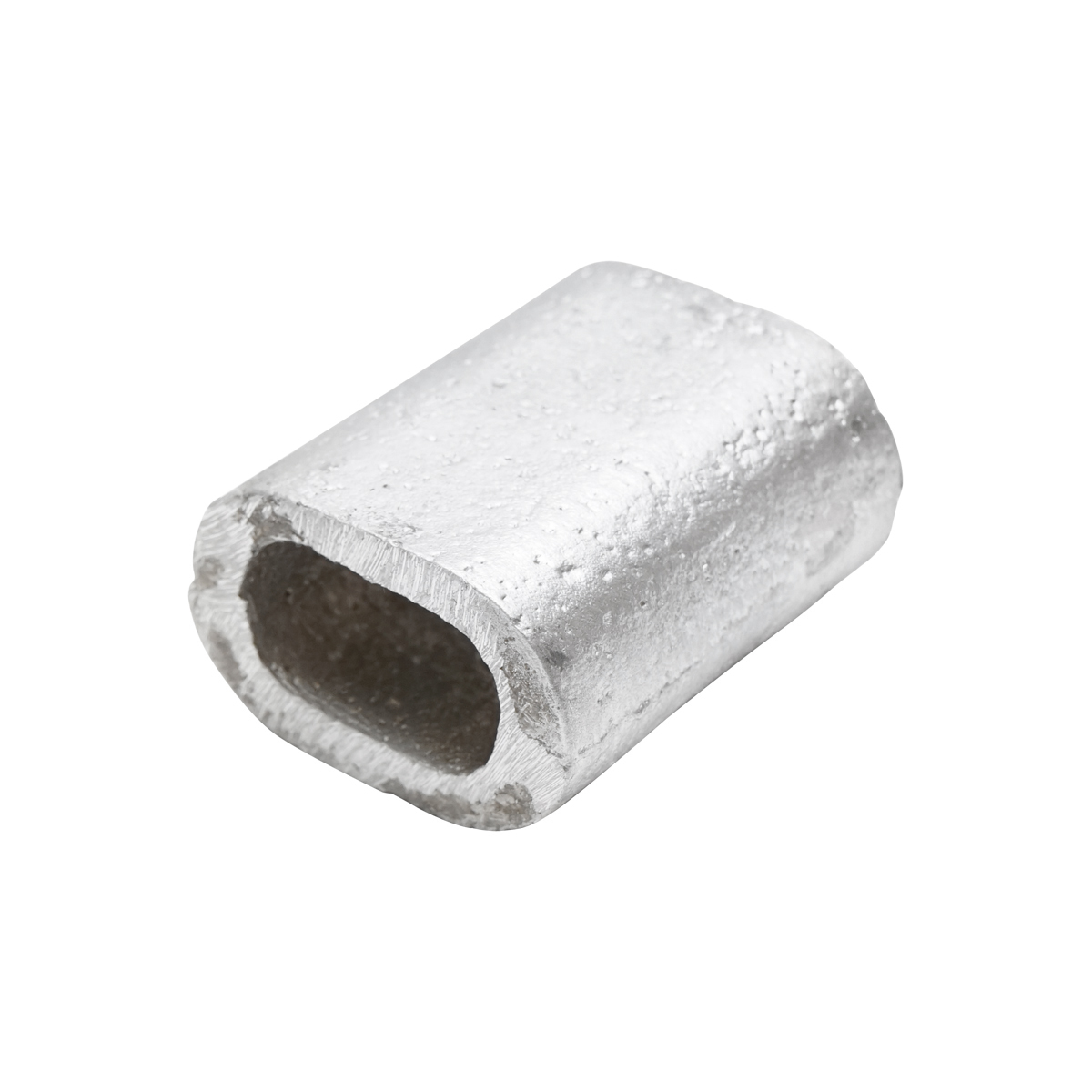 Clema / bucsa de presare din aluminiu pentru cablu troliu 14 mm