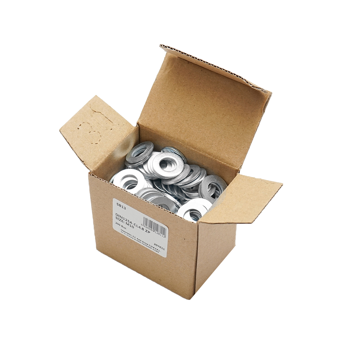 Saibe zincate DIN 125 a-4.8 M10 200 buc