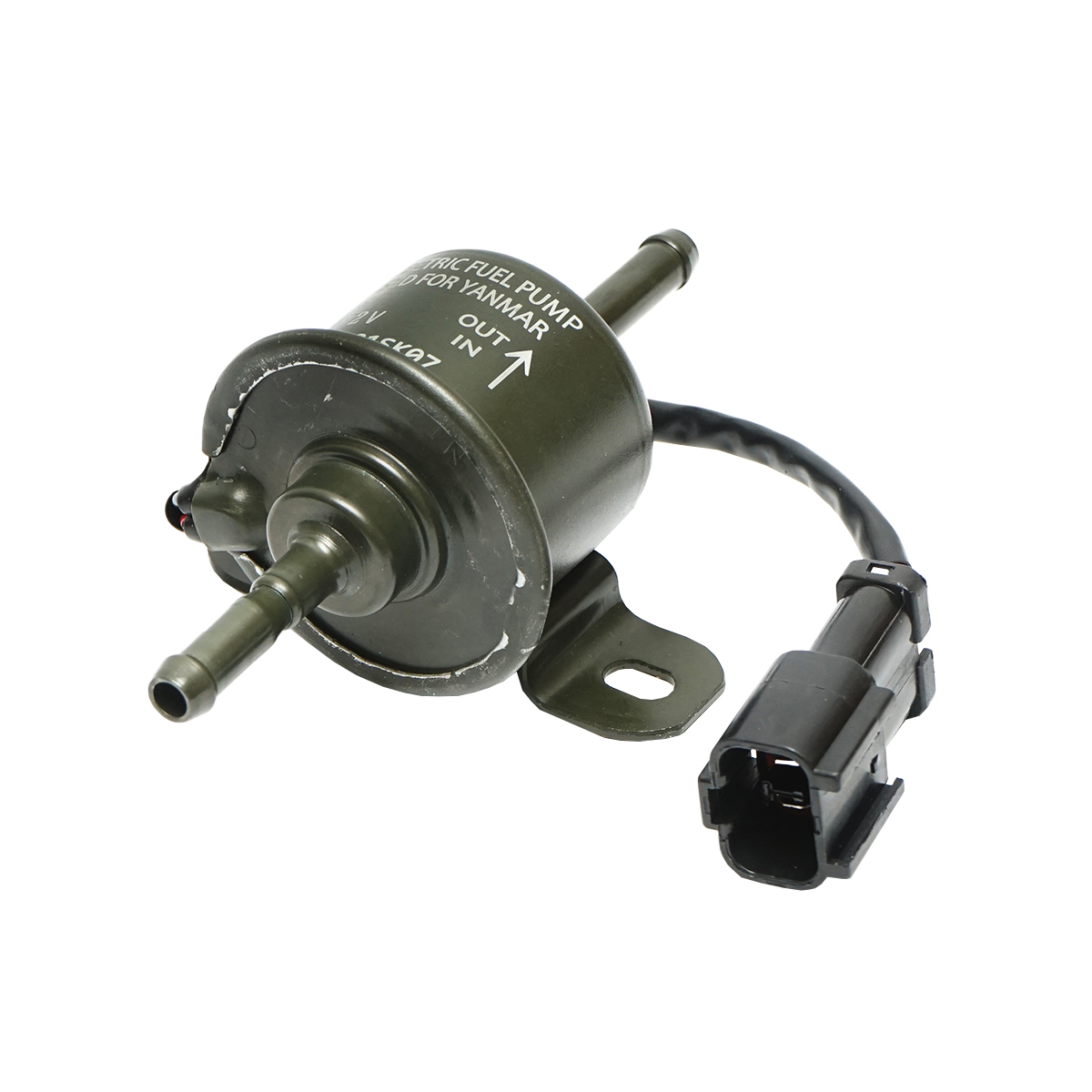 Pompa alimentare electrica universala 12V OEM YK-3104, L=130mm, fi 8mm, pentru motorina/benzina