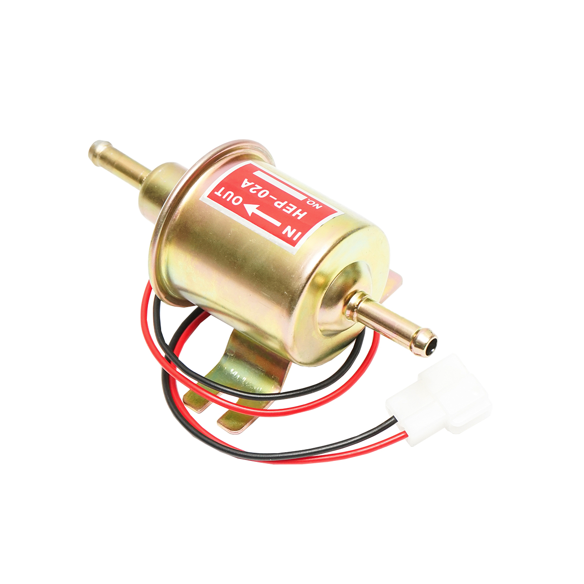 Pompa alimentare electrica universala cu filtru incorporat, 12V, L=145mm, fi 8mm pentru motorina/benzina OEM HEP-02A