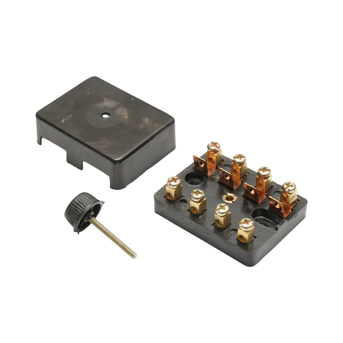 Tablou de sigurante universal pentru sigurante auto 4 cai capac negru Breckner Germany