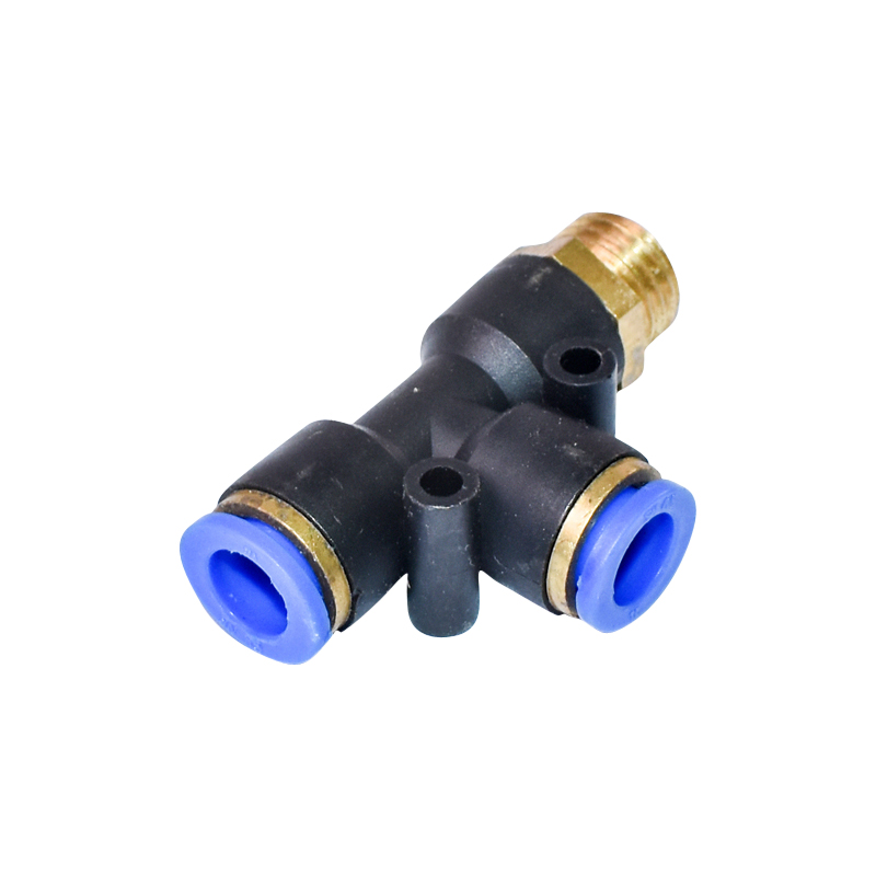 Mufa rapida T plastic si surub metalic fi 10x10 cu M16