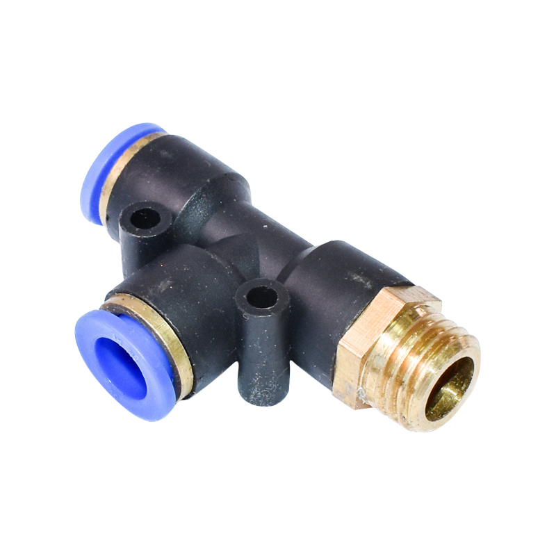 Mufa rapida T plastic si surub metalic fi 10x10 cu M16