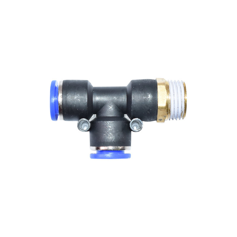 Mufa rapida T plastic si surub metalic fi 12x12 cu 1/2