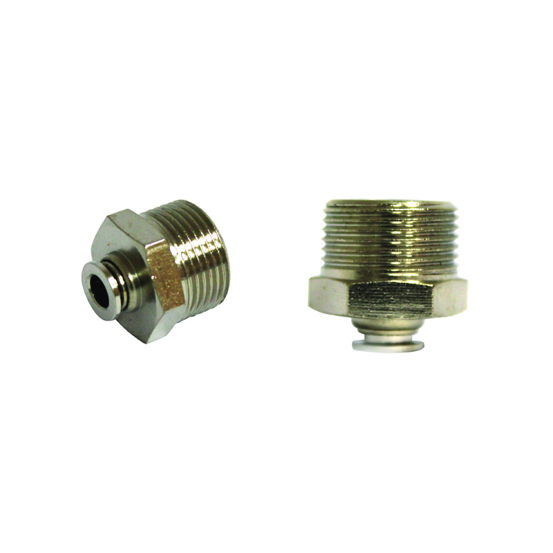 Mufa rapida dreapta din metal si surub metalic fi 6 cu M22