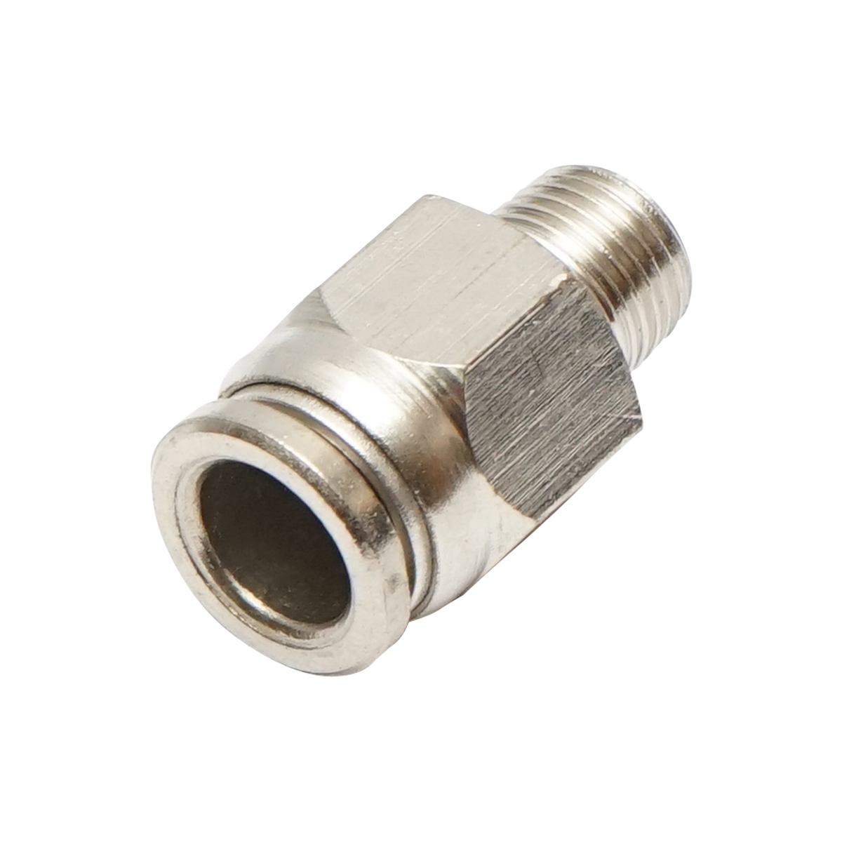 Mufa rapida dreapta din metal si surub metalic M8 cu 1/8