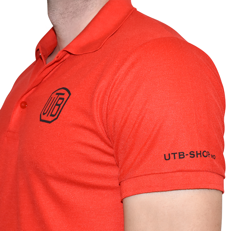 Tricou polo rosu UTB XL