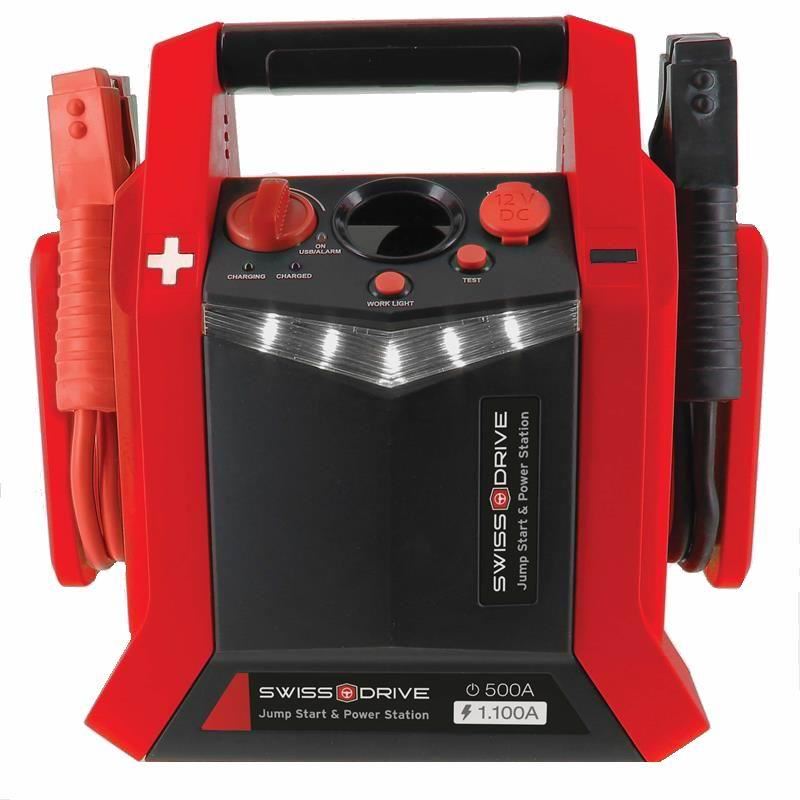 Jump starter robot pornire 12V, cu compresor, lanterna si priza 12V, 18Ah, 35EP004