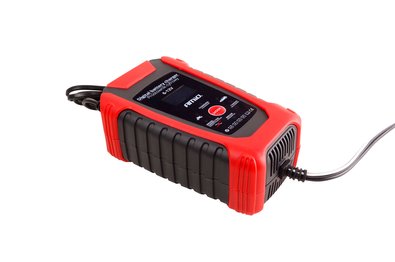 Incarcator digital pentru baterii auto, 2A/6A, 6V/12V, AmiO