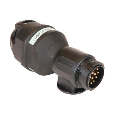 Adaptor remorca auto cambus, pentru lumini tip LED, Carpoint, plastic de la 13 la 7 pini