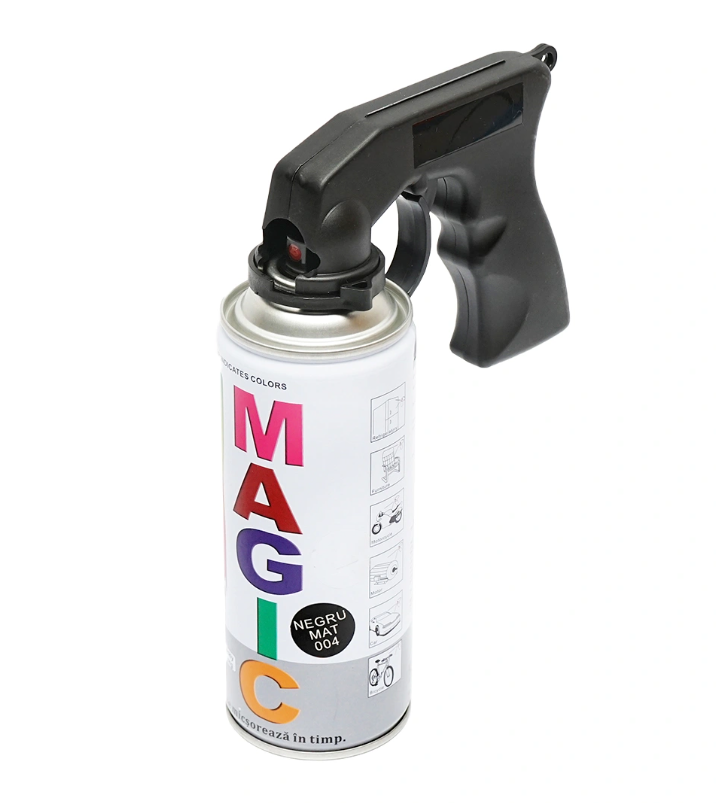 Maner negru pistol pulverizare pentru tub spary vopsea