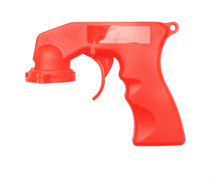 Maner rosu pistol pulverizare pentru tub spary vopsea