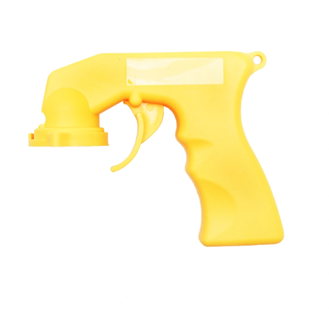 Maner galben pistol pulverizare pentru tub spray vopsea, Breckner Germany Maner galben pistol pulverizare pentru tub spray vopsea, Breckner Germany